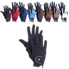 HKM by Reiterladen24 Professional Riding Gloves, Nubuck Imitation Leather, black,