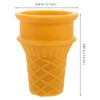 Gadpiparty Realistic Fake Ice Cream Cones Giant Simulated Ice Cone