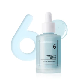 numbuzin No.6 Serum Deep Sleep Mask Serum with Hyaluronic Acid, Moisturising, Fresh, Radiant Skin Complexion for Pale Dry Skin CPNP, Korean Skin Care 50 ml