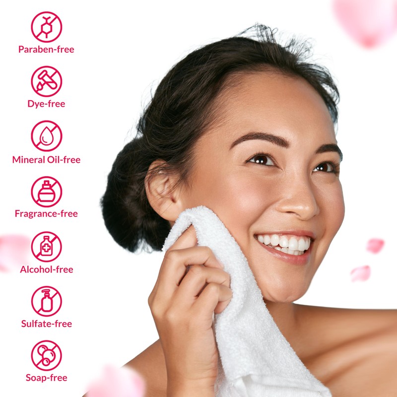 Hada Labo Tokyo Gentle Hydrating Foaming Facial Cleanser, Fragrance-Free Sensitive