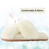 Fadezar Girls Fluffy Cute Fuzzy Slippers - Open Toe Warm
