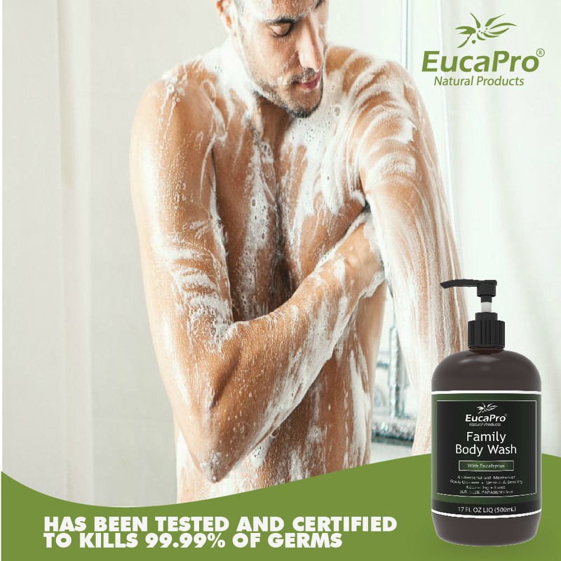 EucaPro Family Body Wash (Lavender, Eucalyptus) SLS Paraben Sulphate Free