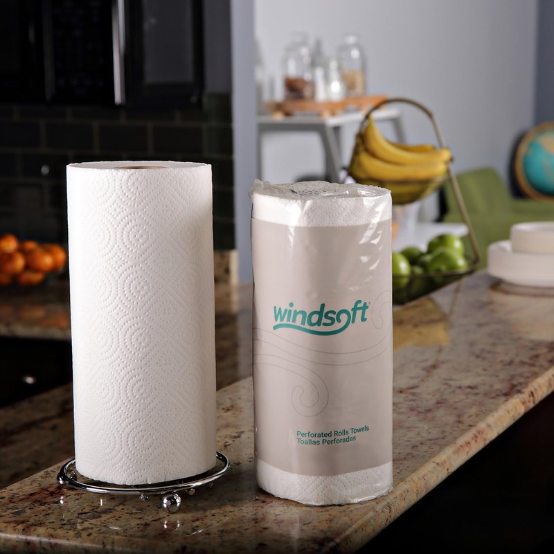Windsoft 1220RL Paper Towel Roll, 11-Inch x 8 4/5-Inch, White,