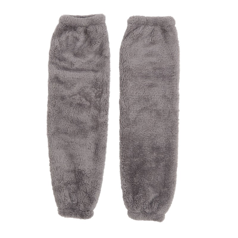 2pcs Plush Slipper Stockings Soft Warm Thickened Prevents Chilblain Over