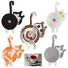 Coasters Set of 5, Fun Woven Creative Cat Coasters, Cute