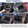Daeiclru Car Navigation Screen Frame Trim Cover Fit for Jaguar