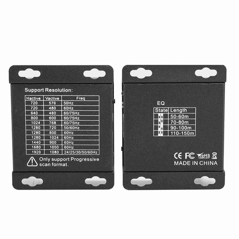 150m/492ft 1080P HDMI Extender Lossless Transmitter Receiver Adapter Kit