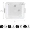 IRIS USA 33 Qt Plastic Under Bed Storage Organizer Bin