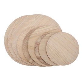 OSALADI 9Pcs Unfinished Round Slices for DIY Crafts Wedding Decor and Festivals Natural Wood Circles for Painting Tag Making Rustic Home Decorations
