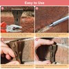 Walquicks 15 Pcs Heavy Duty Brick Hook Clips, Metal Wall