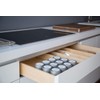 Rimoco large spice jars, stackable, with extra aroma lid incl.