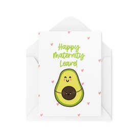 Maternity Leave Cards - Happy Maternity Leave Avocado - Leaving Work Cards - Colleague Cards - Office Cards - CBH1959
