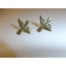 e4374p WW1 German Aviation Wing Prop Shoulder Board Device subdued field pr IR1D