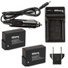 Ultimaxx AC/DC Home & Travel Charger with 2X BLC12 Extended