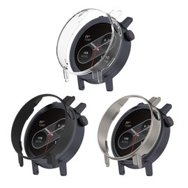 3-Pack Intended for CMF by Nothing Watch Pro 2 case, Premium Hard PC Screen Protector All-Around Protective Bumper Shell Cover Intended for CMF Watch Pro2 Smartwatch (3 Pack D)