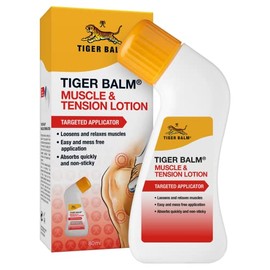 Tiger Balm Muscle and Tension Lotion with Applicator 80ml