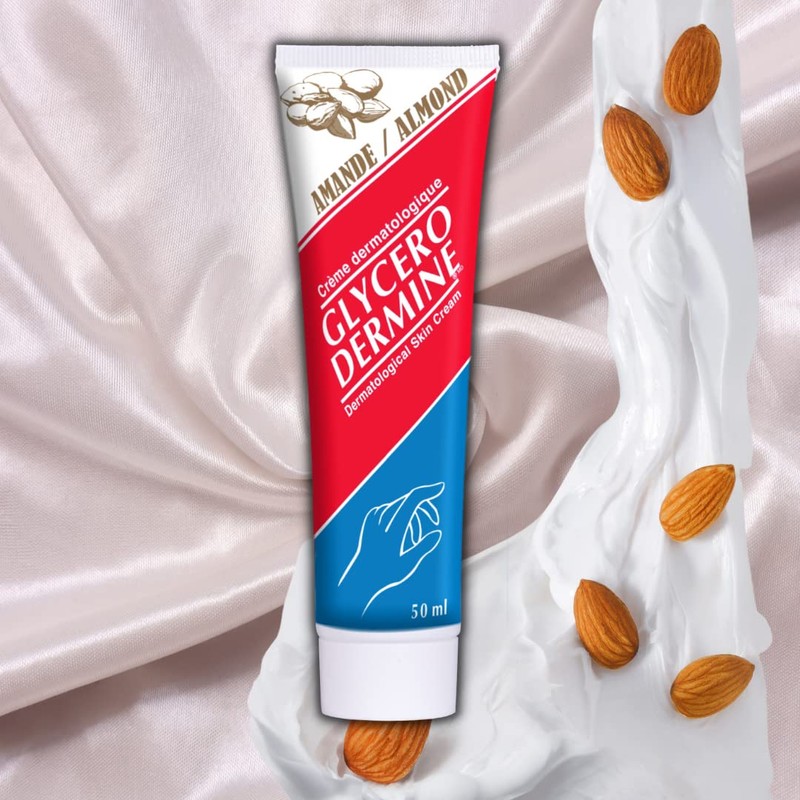 Glycerodermine, scent of almonds, with Vitamin E, 50 ml- Hydrating