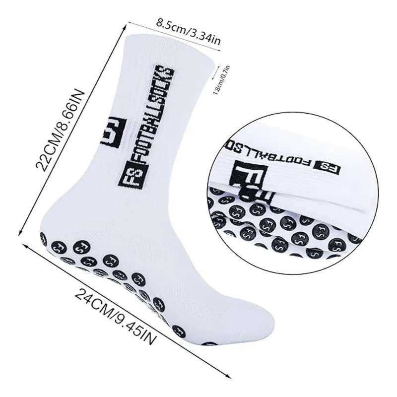 12 Pares Calcetines Futbol Medias Deportes Antideslizantes