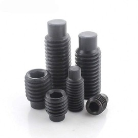 M6 M8 M10 Grub Screws Dog Point Socket Set Screws High Tensile 12.9 Black Oxide Steel (50Pcs, M10x16mm)