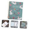 STOBOK Monthly Planner Notebook Portable Schedule Notepad Cover Daily Plan