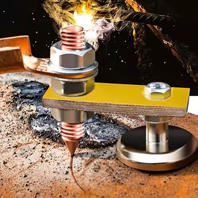 GYSRXS Magnetic Welding Support Strong Magnetism Fix Grounding Clamp Support