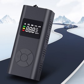Multifunctional Cordless Car Tire Pump USB Rechargeable Digital Display Air Pump Tire Inflator Portable Air Compressor