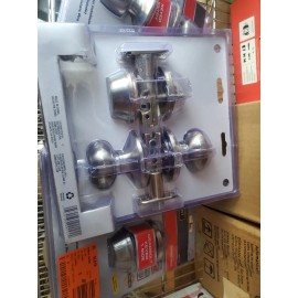 DEFIANT 300 774 Hartford Satin Nickel Knob & Deadbolt Combo Pack New Qty-1