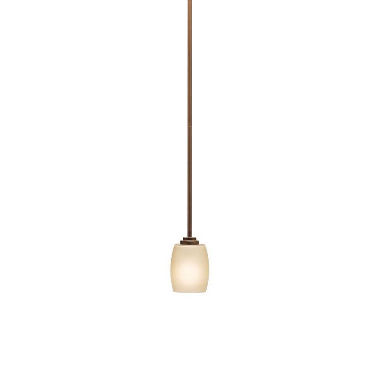 Kichler Eileen 8" 1 Light Mini Pendant with Satin Etched