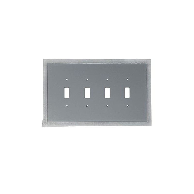 GlassAlike® Quad Toggle/Switch | Premium 3/16" Thick Acrylic Mirror Wall