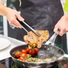 12 Inch Stainless Steel Korean & Japanese BBQ Tongs -