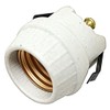 General 00395 - Porcelain Medium Screw (E26) Base Snap-in Socket