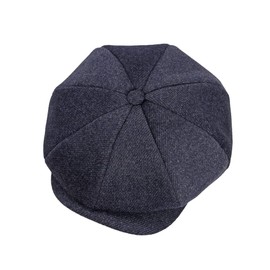 jerague Men's Wool Newsboy Caps Classic Vintage Tweed Gatsby Lvy Cabbie Hat Flat Beret Cap Adjustable