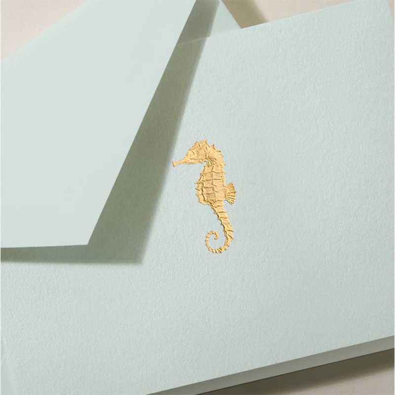 Crane & Co. Seahorse Note