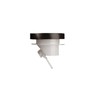 White Drainage Backflow Preventer Valve,Odor Proof Shower Floor Stopper One