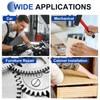 sourcing map 12 Pcs M4 x 6mm Slotted Cylindrical Pins,