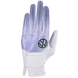 LEZAX VWGL-9054 Volkswagen Golf Gloves Ambidextrous Men's Golf Gloves, White, L