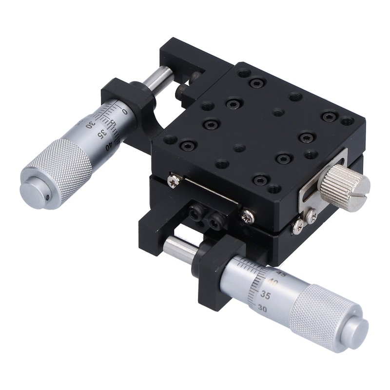 XY Linear Stage Cross Roller Micrometer Manual Slide Table Trimming