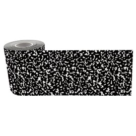 Teacher Created Resources Composition Straight Rolled Border Trim - 50ft - Decorate Bulletin Boards, Walls, Desks, Windows, Doors, Lockers, Schools, Classrooms, Homeschool & Offices