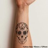 'Day of the Dead Sugar Skull' Temporary Tattoo - Water