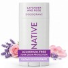 Native Desodorante nativo – desodorante natural, Lavanda y rosa., Único