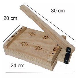 MDJ Prensa Manual Tortillas De Madera Para Tortillas