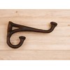 Midwest Craft House 8 Rustic Cast Iron Coat Hat Wall