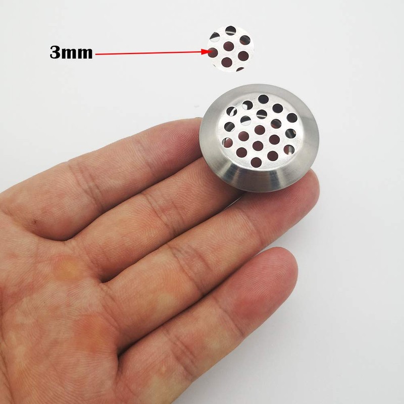 CTRICALVER 35 Stainless Steel Air Vents Ventilation Louvers | Round,