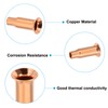 PATIKIL 1/8" (3mm) ID Copper Tube Flare Fitting, 5 Pcs