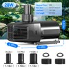 hygger 24V DC Adjustable Aquarium Water Pump & Wavemaker,30dB Quiet