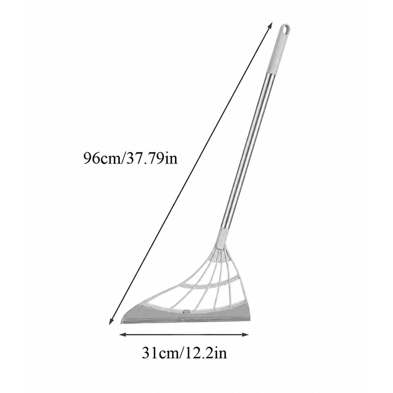 Silicone Broom Wiper Squeegee for Wet and Dry Floor Cleaning