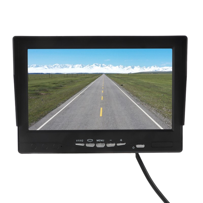 7in Backup Camera Monitor Reversing Display V1 V2 Video Inputs
