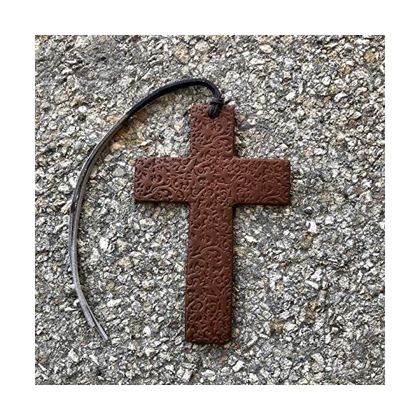 Air Flair | Leather Car Air Freshener | Cross |