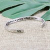 JoycuFF Friendship Bracelets for Gifts for Women Inspirational Cuff Jewelry