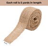 Burlap Fabric Roll - 10 Yards Natural Jute Fabric Ribbon